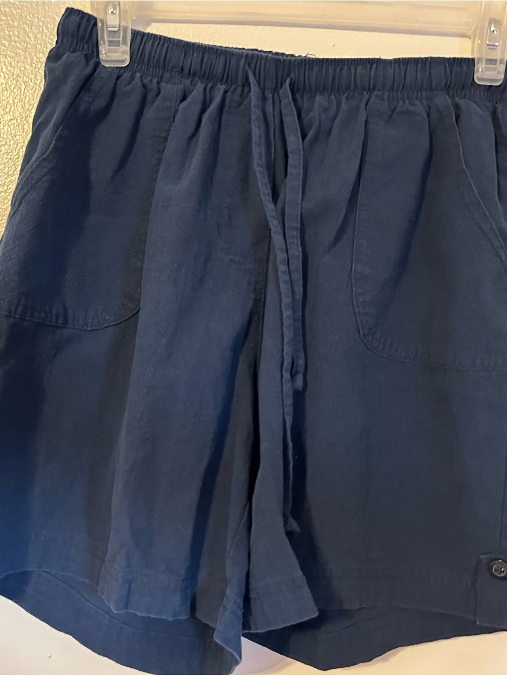 Cathy Daniels Navy Athletic Drawstring Shorts - Picture 2 of 6
